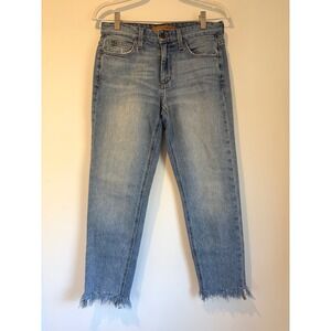 Women's Joe's Jeans The Smith Mid Rise, Straight, Ankle, Frayed Detail, Size W26